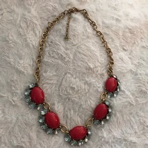 NIB red Stella & Dot Mae Necklace